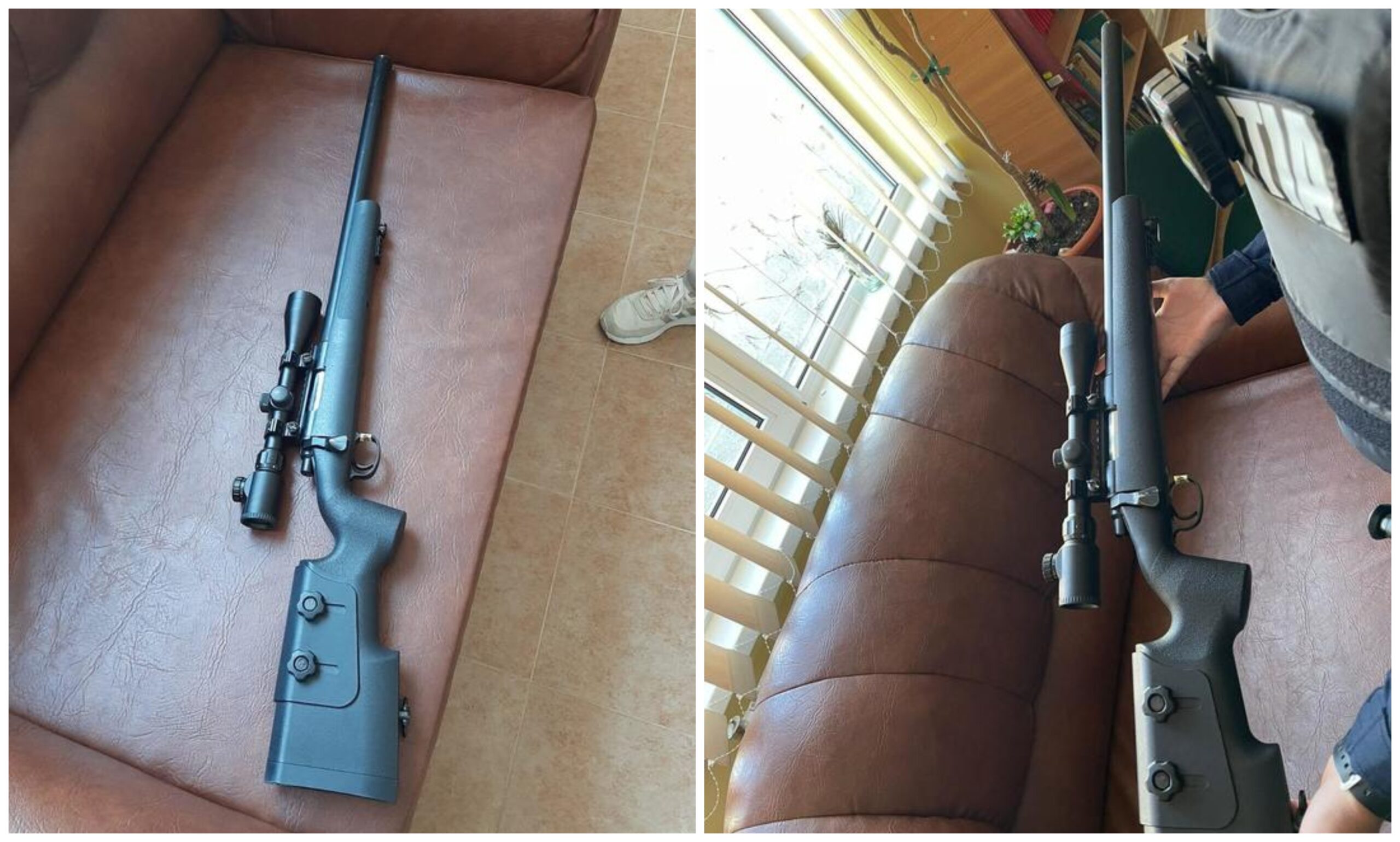 Șocant! Un copil de 7 ani, prins cu o armă cu lunetă la școală, în Constanța