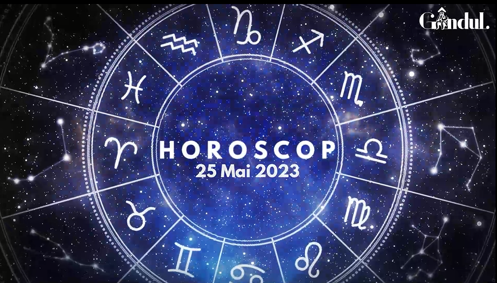 Horoscop joi, 25 mai 2023