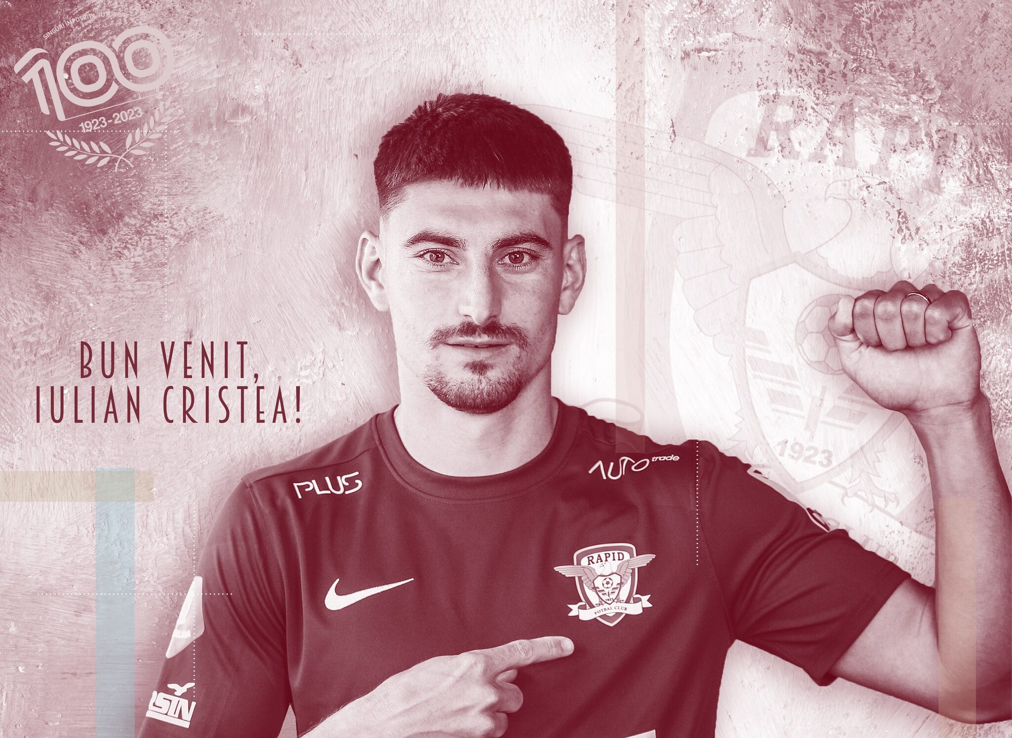 Iulian Cristea a fost prezentat oficial la Rapid!