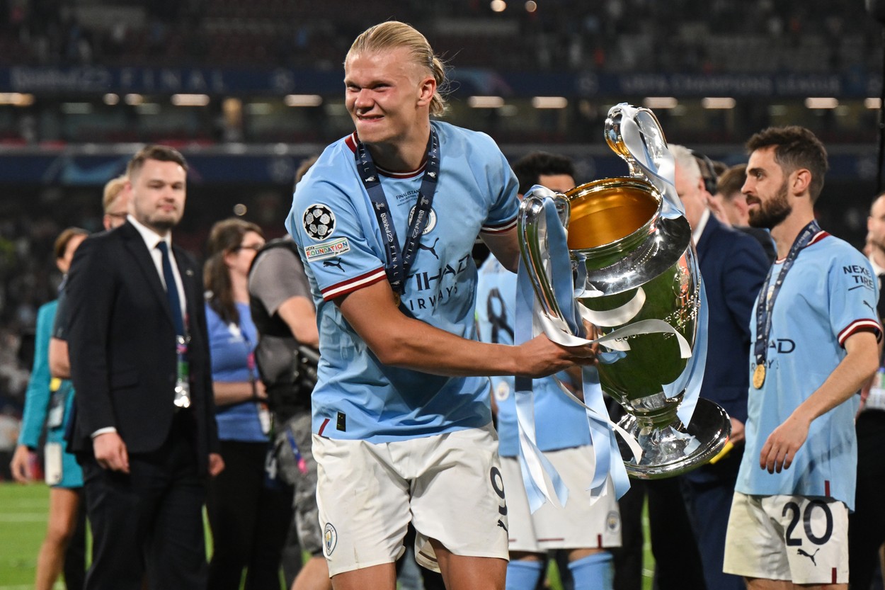 Erling Haaland, extrem de emoționat după câștigarea Ligii Campionilor cu Manchester City!