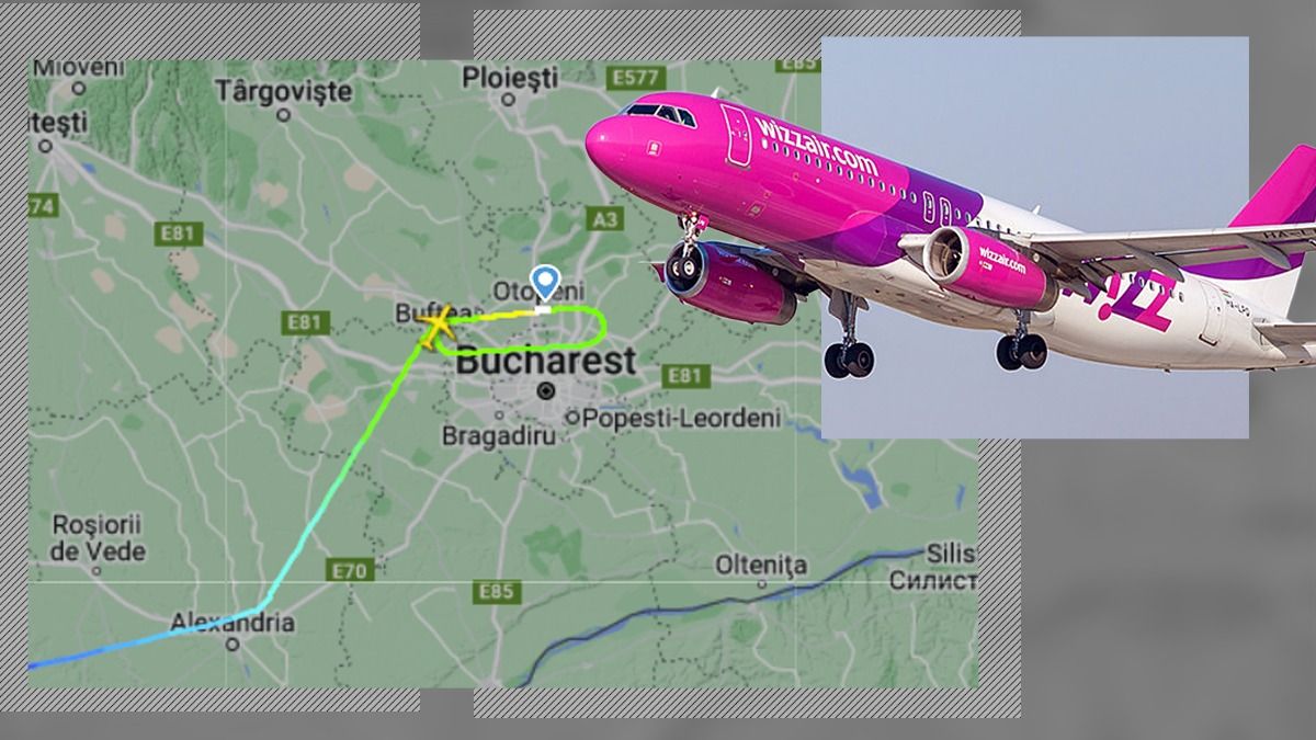 VIDEO | Momente de groază pentru pasagerii cursei Bari-București. Un avion Wizz Air a ratat aterizarea pe Otopeni