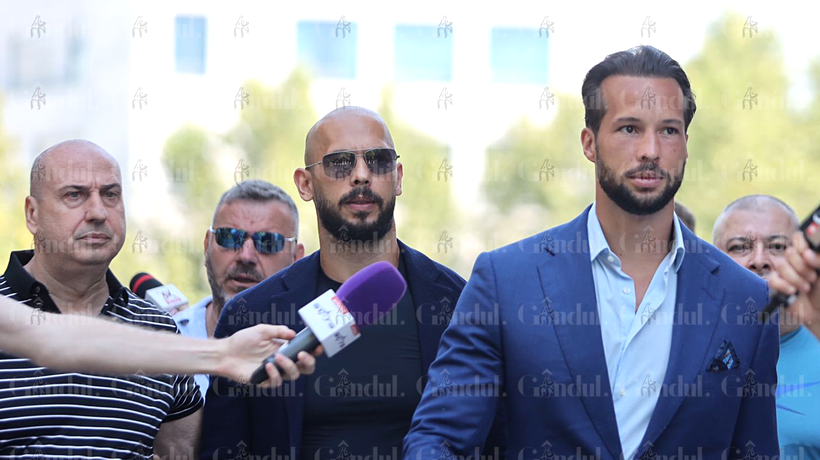 Frații Tate sunt liberi să se plimbe prin țară / Decizia, luată de Tribunalul București