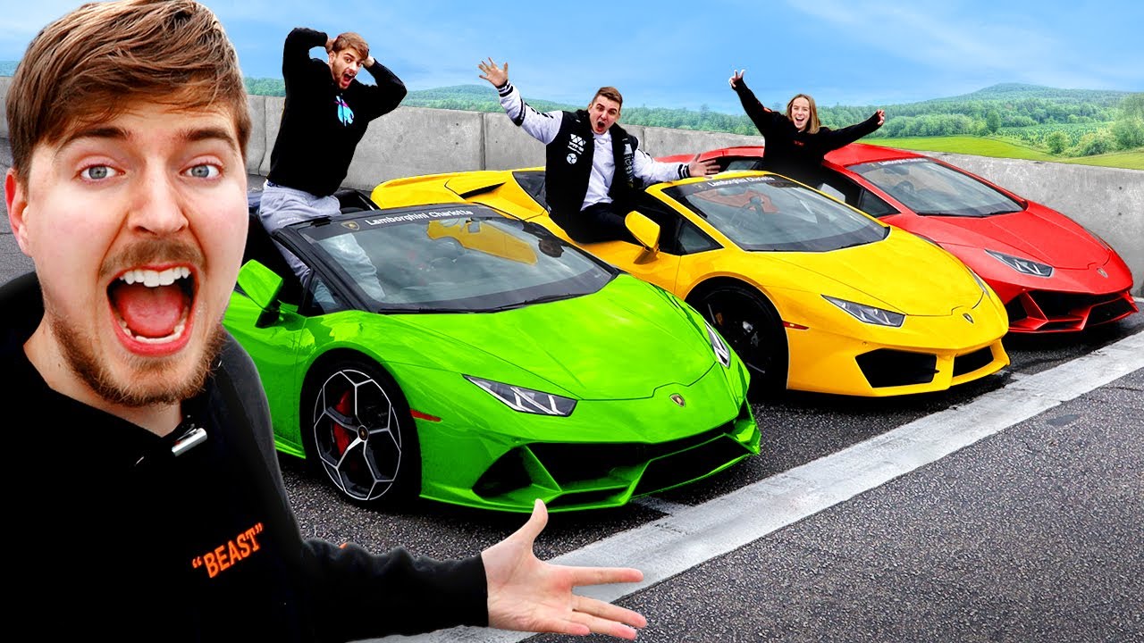 Mr. Beast testează mașini de 250 de milioane de dolari