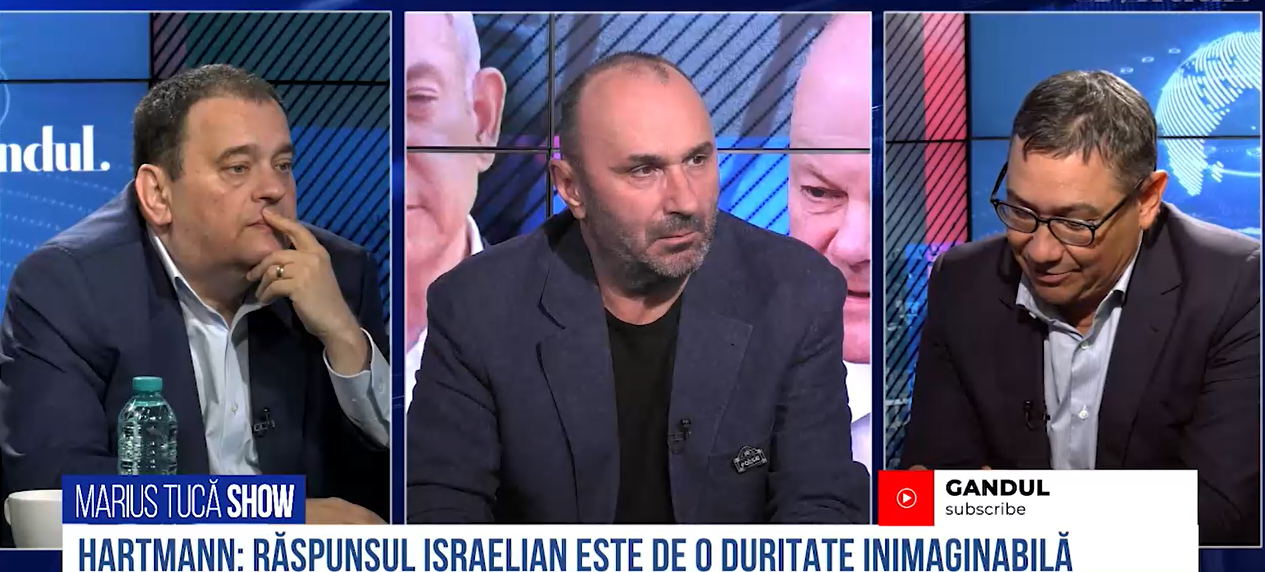 H. D. Hartmann: „S-a demonstrat că dacă lași teroriștii liberi, fac un nou Holocaust”