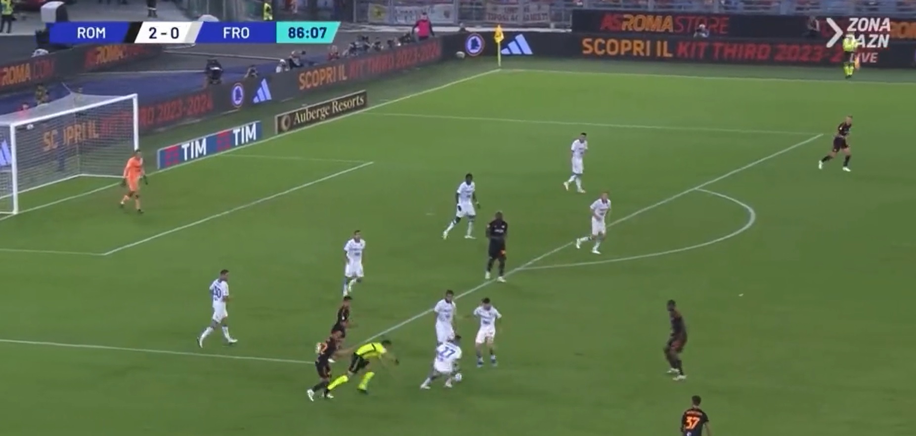 Moment unic petrecut pe Olimpico în Roma – Frosinone!