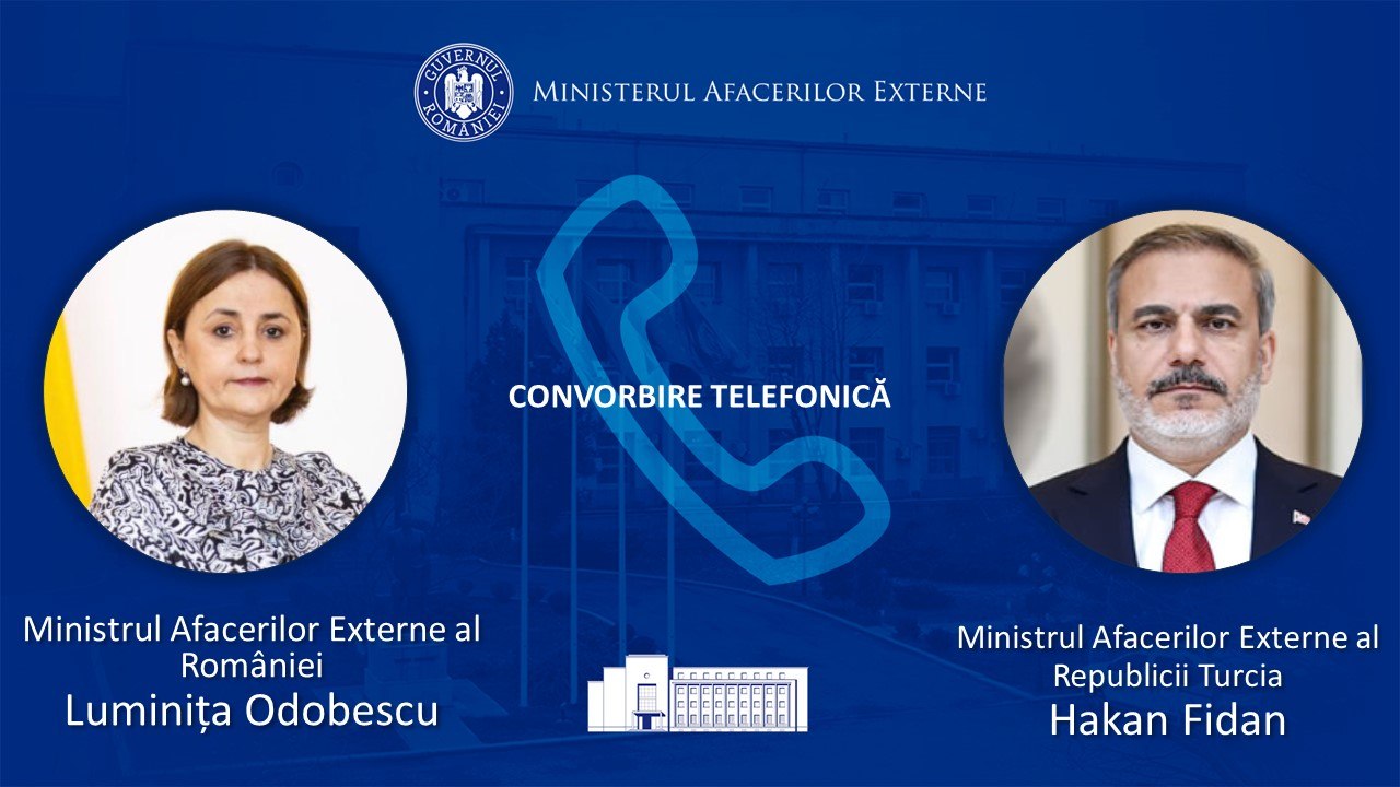 Luminița Odobescu, discuție cu ministrul turc de Externe cu privire la parteneriatul strategic dintre două state