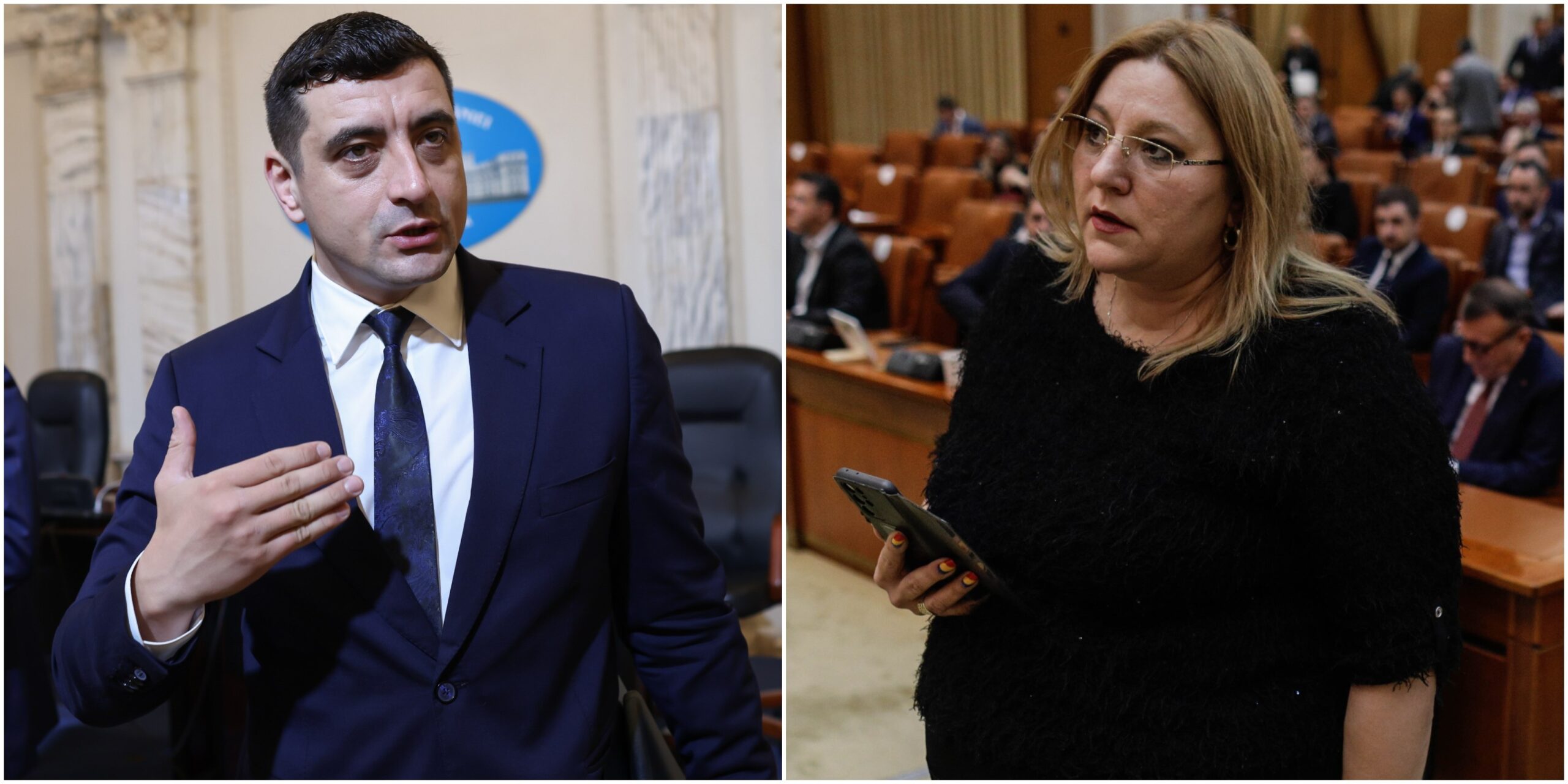 Legea bugetului a dus la un scandal nemaivăzut în Parlament. Ce urmăresc Simion și Șoșoacă ANALIZĂ