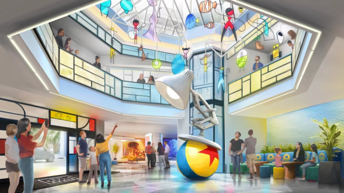 Disney a inaugurat Pixar Place Hotel. Care sunt principalele atracții
