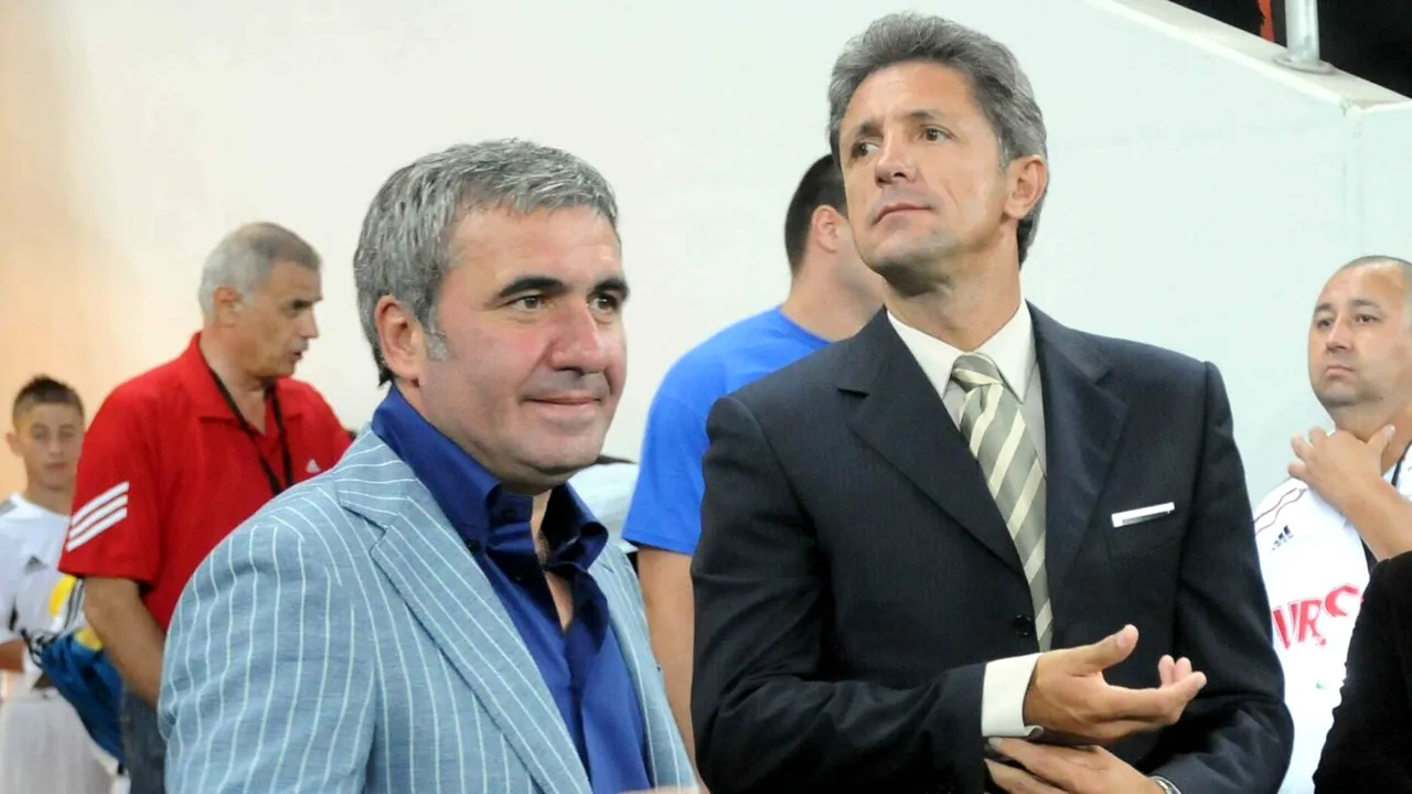 Gică Popescu a vrut să sară la bătaie, dar Gică Hagi a intervenit la timp