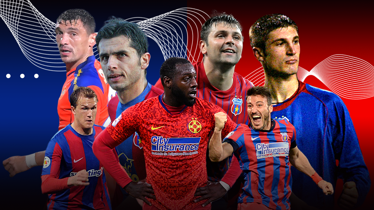 Votează cei mai buni atacanți FCSB all-time! Tu faci echipa ideală!