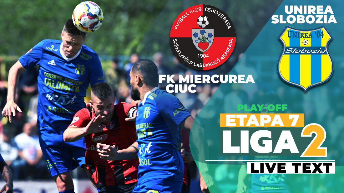 FK Miercurea Ciuc și Unirea Slobozia joacă pentru a treia oară în 2024
