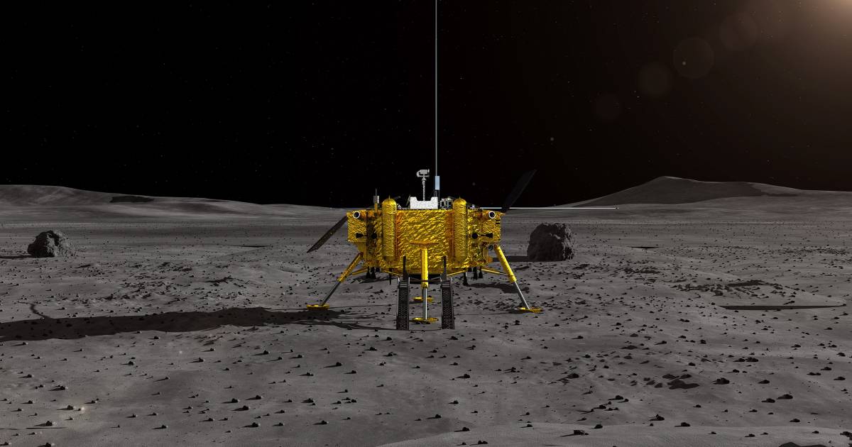 China aterizează nava Chang’e-6 pe partea îndepărtată a Lunii