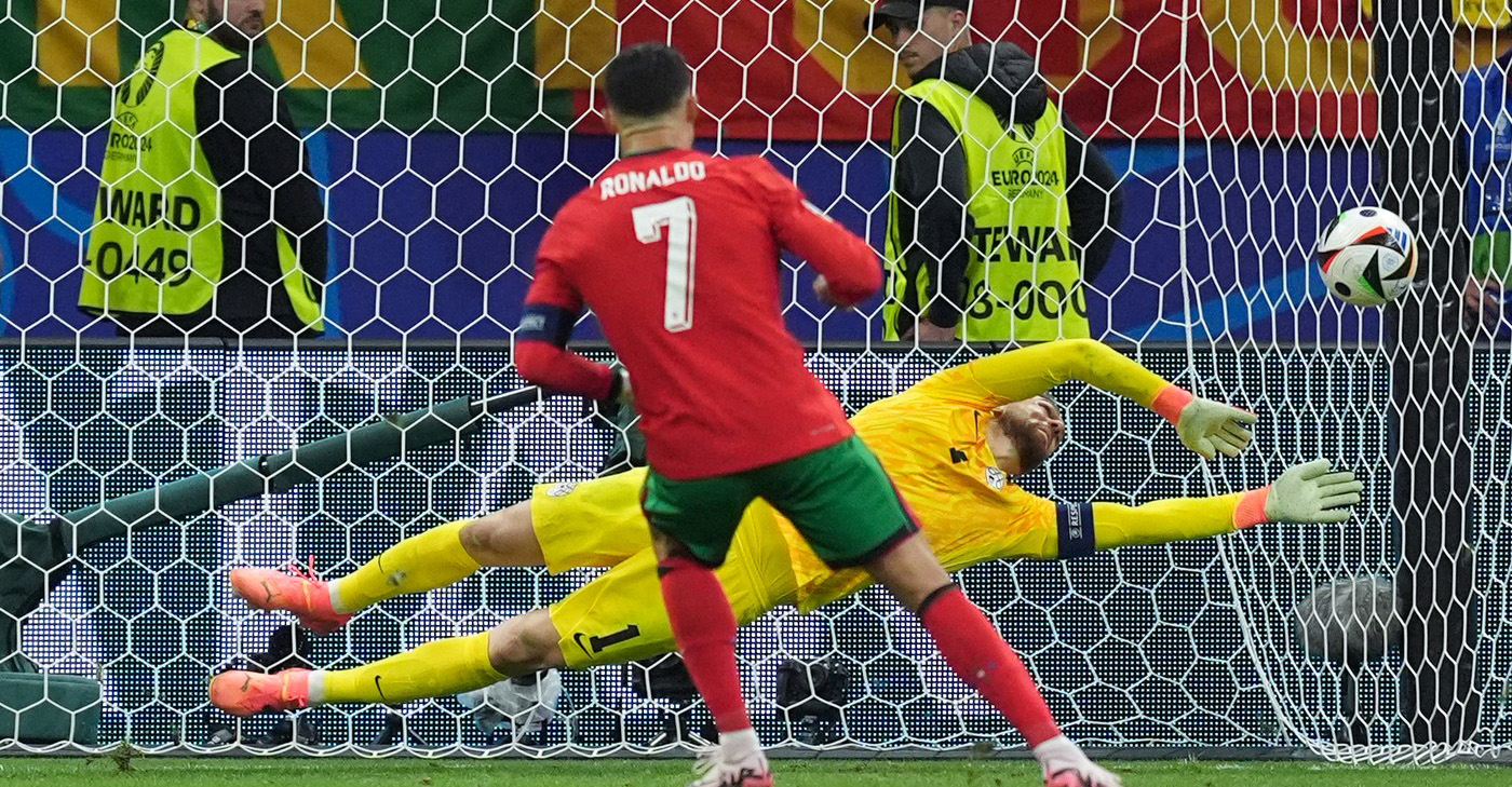 Jan Oblak, rivalul românului de la Atletico Madrid, i-a apărat penalty lui Cristiano Ronaldo în minutul 105 al meciului cu Slovenia, din optimile EURO 2024!