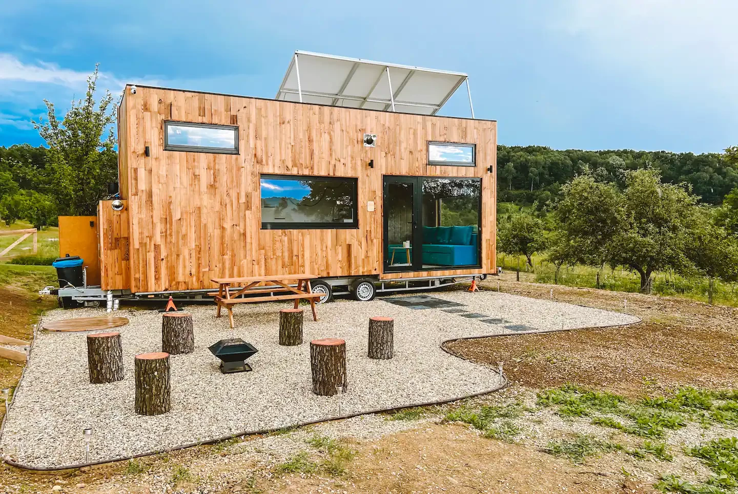 Tiny house-urile oferă un refugiu în mijlocul naturii