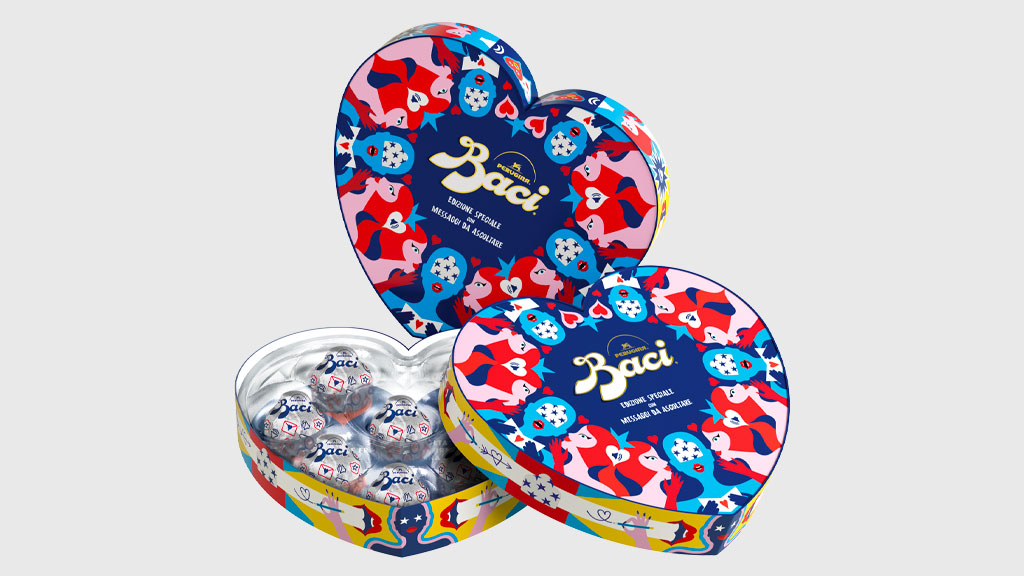 Bomboanele Baci Perugina „lovesc” în toate simțurile