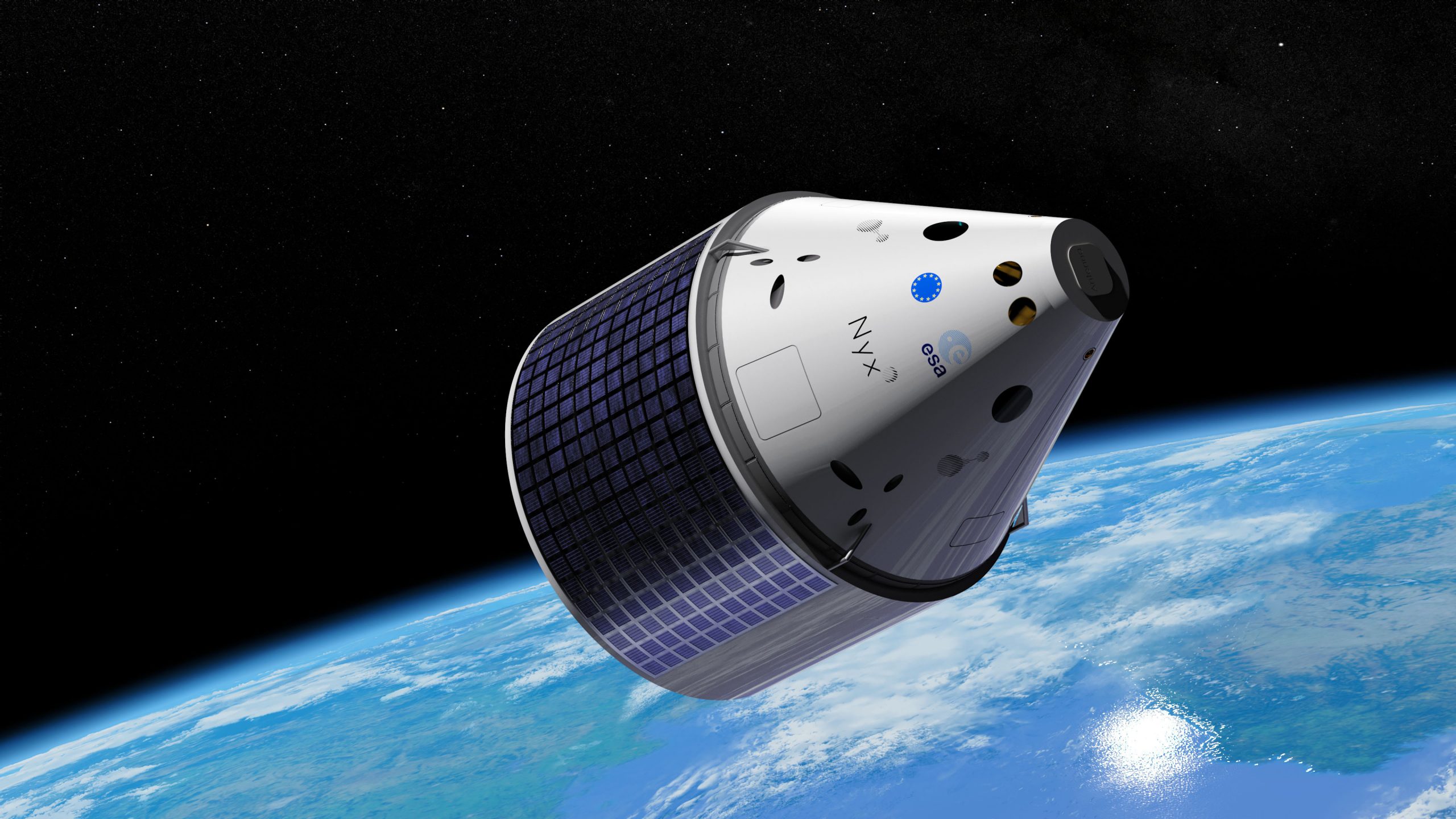 capsula a ajuns în ocean