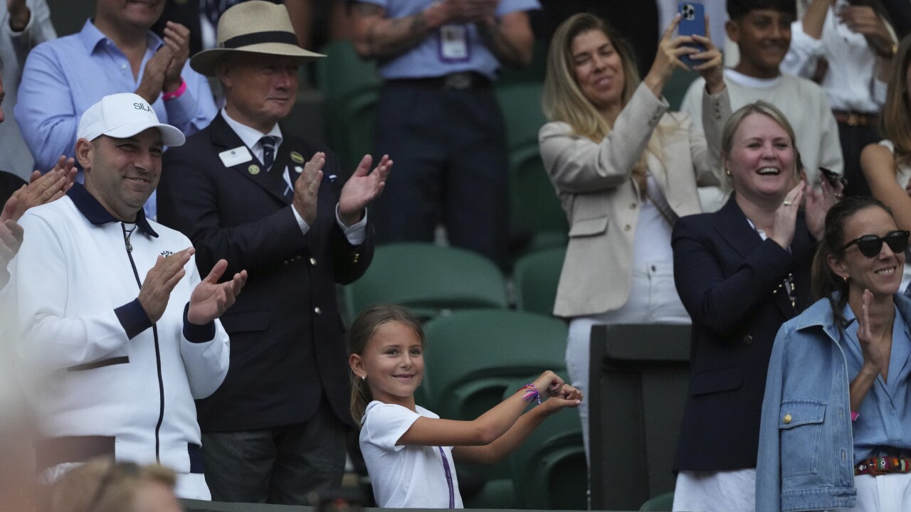 Fiica lui Djokovic a făcut spectacol la Wimbledon