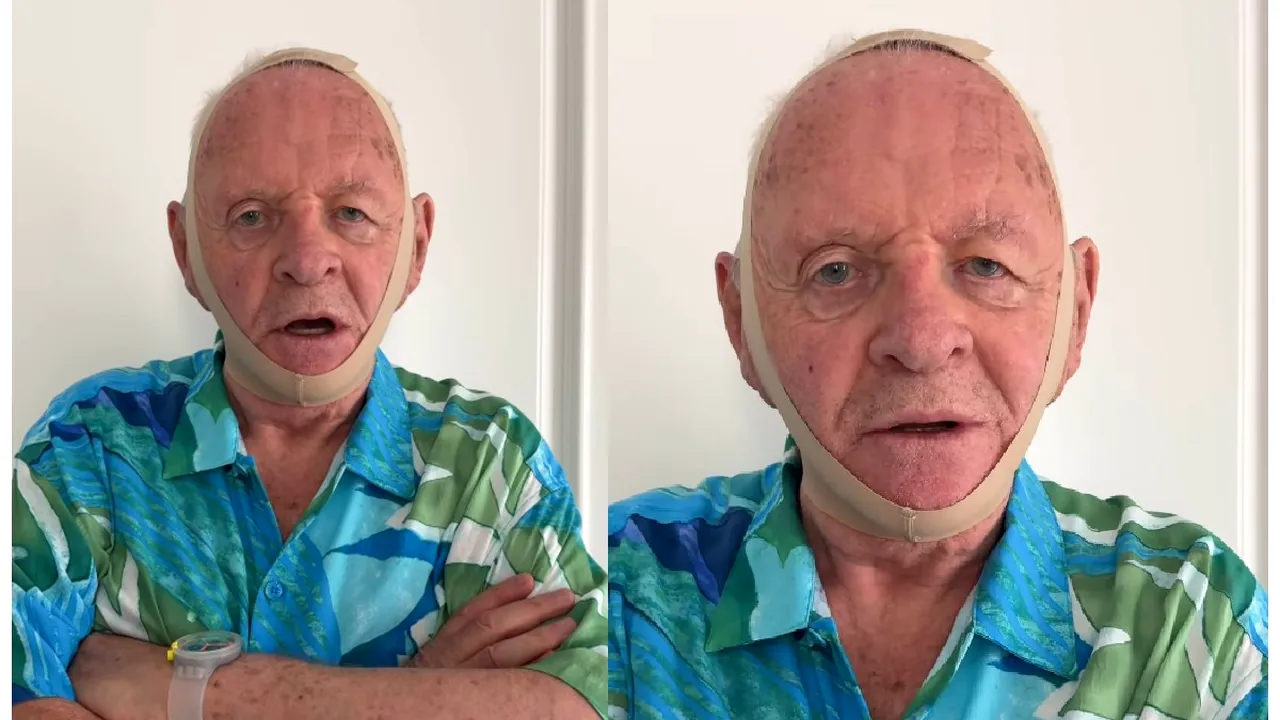 Anthony Hopkins râde de masca facială creată de Kim Kardashian
