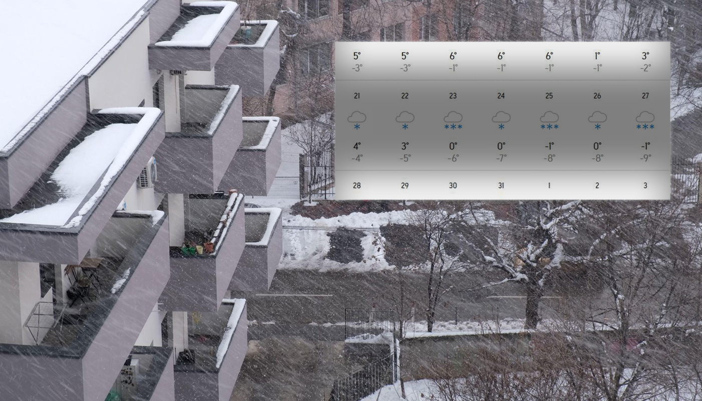 Orașele din România în care ninge șapte zile la rând, potrivit meteorologilor Accuweather