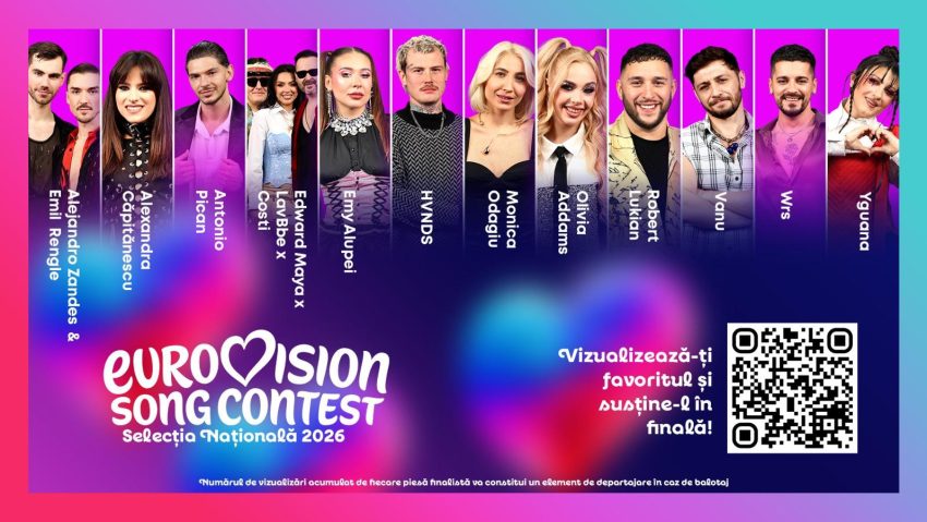 Antonio Pican și Wrs completează lineup-ul Selecţiei Naţionale Eurovision 2026. Marea Finală va avea loc în 4 martie