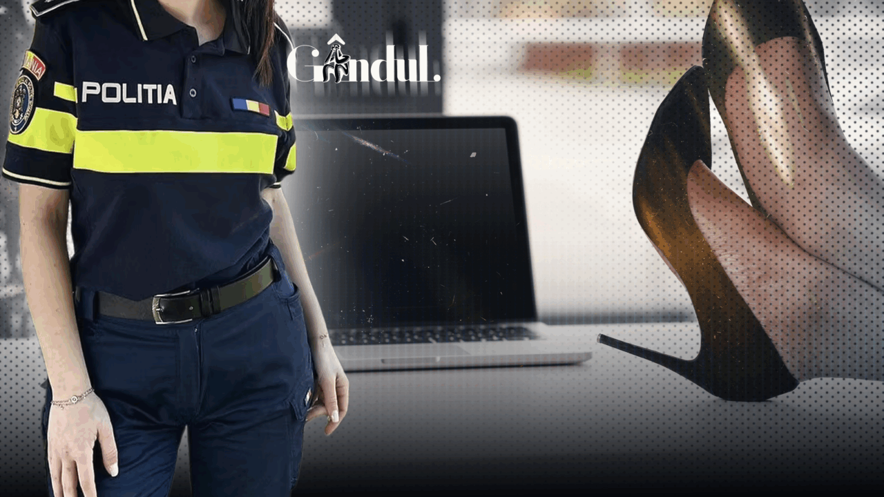 O polițistă a fost prinsă că făcea videochat, pentru străini, după orele de program