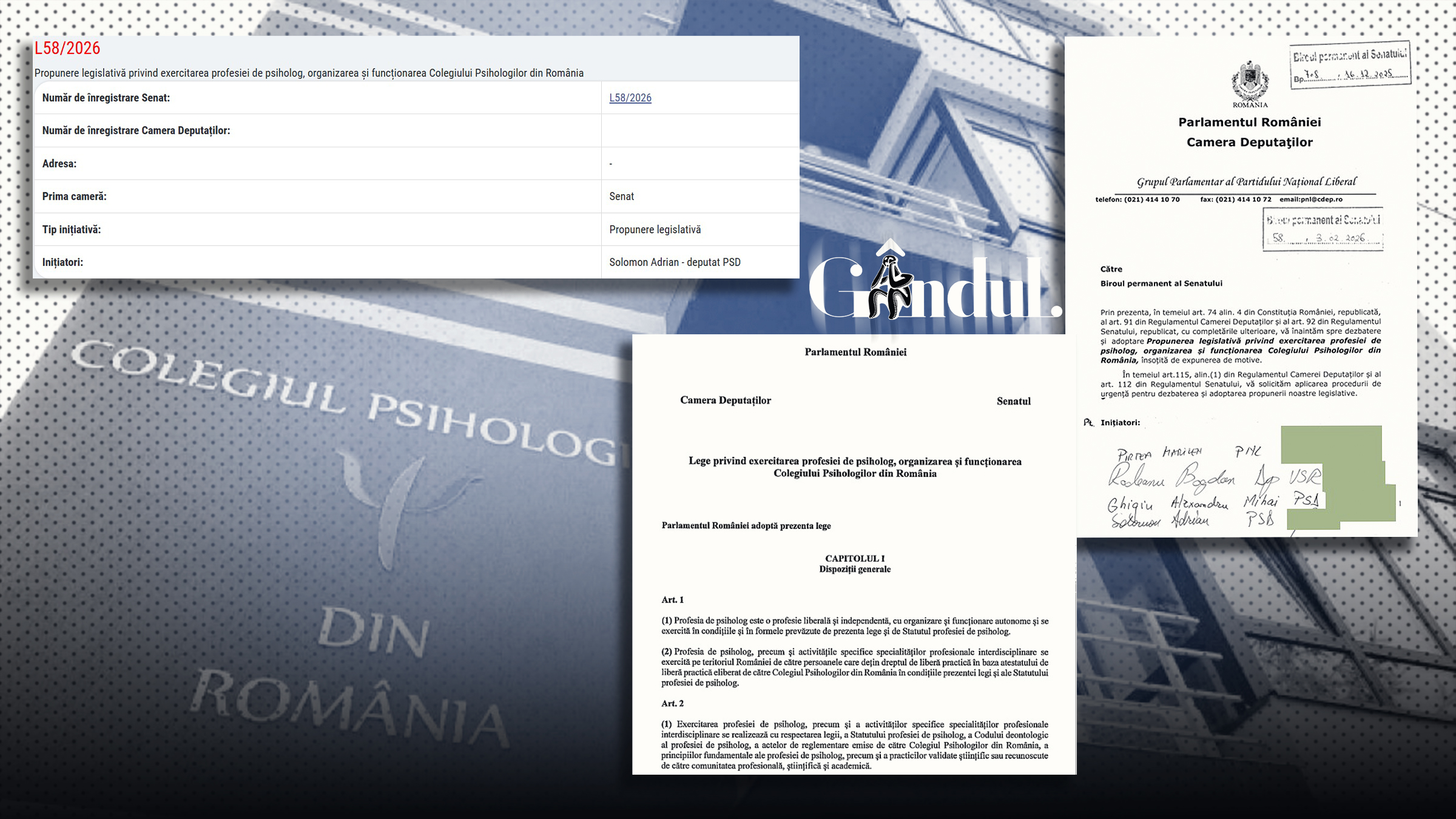 Cine a „întors” Parlamentul împotriva psihologilor. Reforma breslei, blocată de o campanie masivă de dezinformare