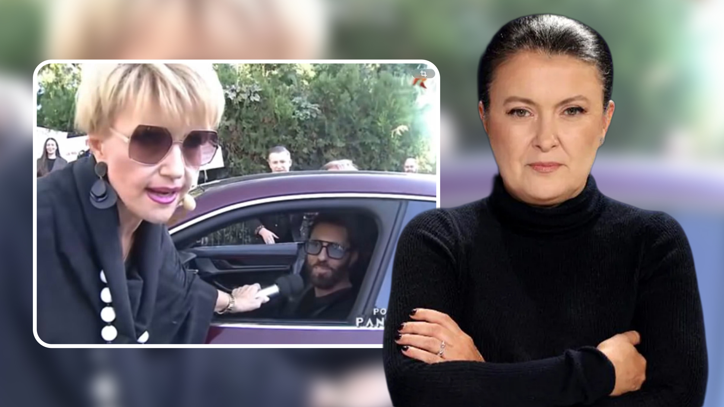 Scandalul mașinii de lux de la TVR escaladează. Marina Almășan susține că Porsche-ul în care apare angajatul TVR din emisiunea sa este „de împrumut” și o acuză pe șefa TVR Sorina Matei că „l-a prăbușit pe Tudor”